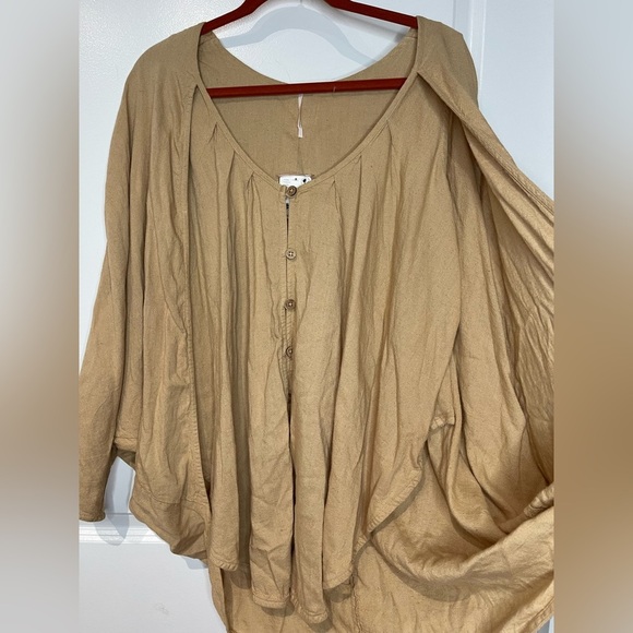 NWT. Free People Est What A Statement Tunic. Size XS. Oversized P2P 20” (fit M) - Picture 9 of 9